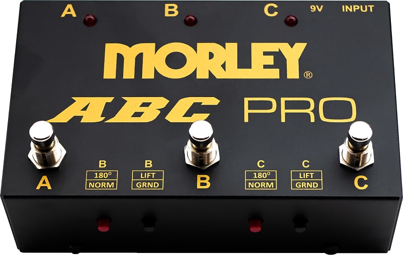 Morley Gold Series ABC Switcher Effects Pedal Black | Guitar