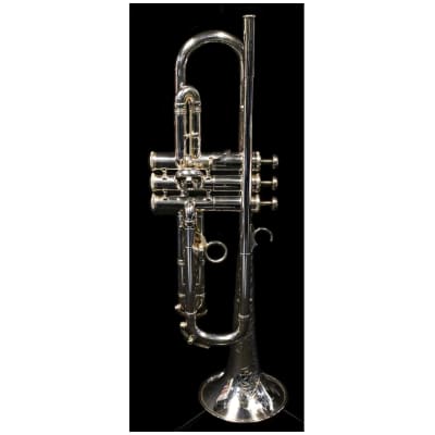 Vintage F.E. Olds Mendez Fullerton Trumpet; Ryan Kisor,  Silver Plated w/ Engraving image 1