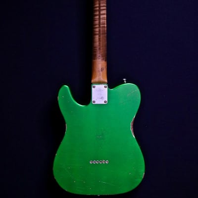 Shabat Guitars - Lion HB -  Candy Apple Green image 3