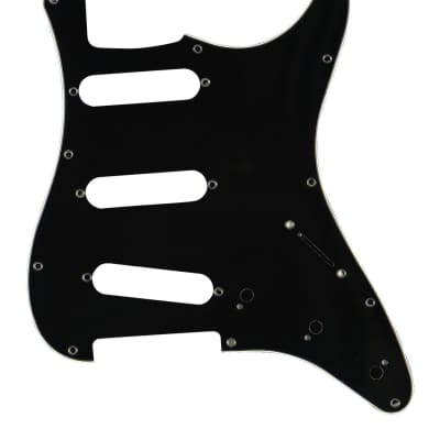 STAGG SP-PKEL-STBK ABS PICKGUARD FOR ELECTRIC GUITAR TYPE S 3 PLY for sale