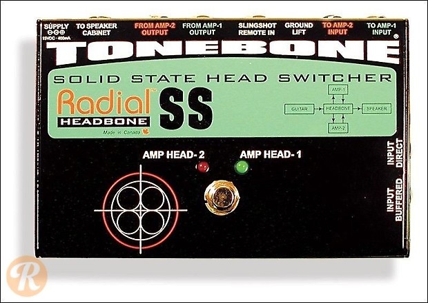 Radial Tonebone Headbone SS Solid State Amp Head Switcher image 1