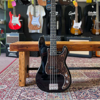 Jay Turser Precision Style Bass Guitar Black image 1