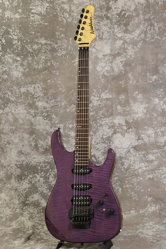 Washburn Mg-700 Flame Trans Purple-Free Shipping* | Reverb
