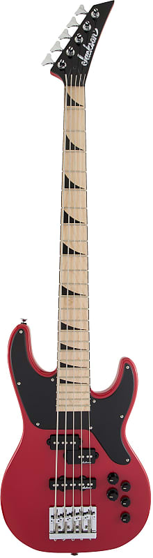 JACKSON X Series Concert™ Bass CBXNTM V, Maple Fingerboard, Fiesta Red image 1