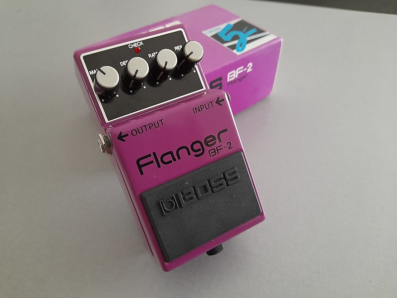 1993 Boss BF-2 Flanger Vintage Guitar Effects Pedal with box | Reverb