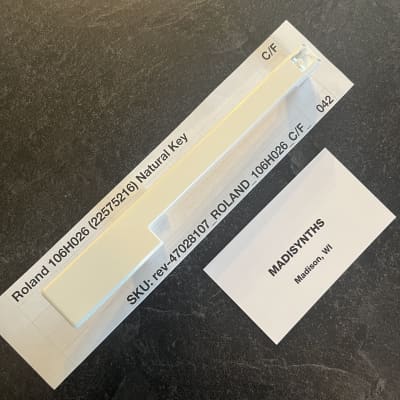ORIGINAL Roland Replacement C/F Key (106H026) for Juno-1/6/60/106, Jupiter-6/8, SH-101, and more