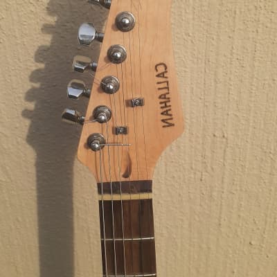 Callahan Guitars  Telesonic 2020 Clear Spalted Yellow Pine image 3