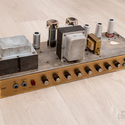 1967 Marshall JMP 1987T Tremolo 50 Plexi Panel 4x10 Vintage Tube Amp w/ Celestion 7442, Ftsw image 13
