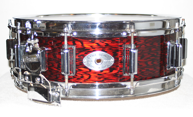Rogers Dyna-Sonic 5x14" Wood Snare Drum with Beavertail Lugs 1960s image 10