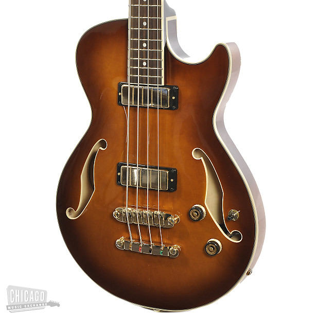 Ibanez AGB200 Artcore Semi-Hollow Body Bass Violin Sunburst