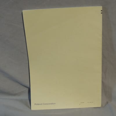 Roland JV-90 Owners Manual [Three Wave Music] Bild 2
