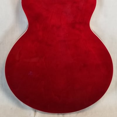 Tokai Pre Owned ES86 SR Semi Hollowbody Guitar Seethru Red image 10