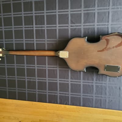 Vintage Univox Violin Bass Short-scale Single Humbucker Model U1970F image 10