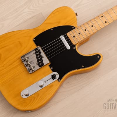 Fender Telecaster FujiGen-Era TLG-80 w/ Matching Headstock 1987-88 Black &  Gold | Reverb