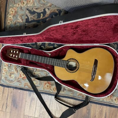 Amalio Burguet Picasso Nylon Acoustic Electric Guitar with Hard shell Case image 2