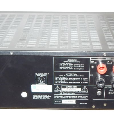Harman Kardon Citation 22 vintage power amplifier recently Harman Kardon Citation 22 vintage power amplifier recently