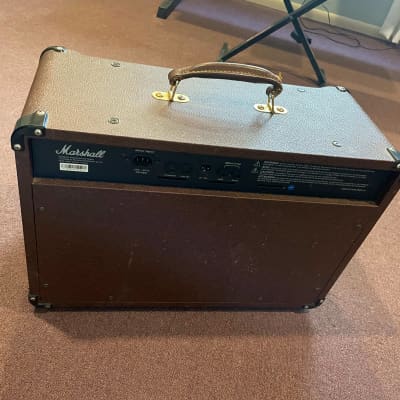 Marshall Acoustic Soloist AS50R 2-Channel 50-Watt 2x8" Acoustic Guitar Combo 2000s - Brown image 3