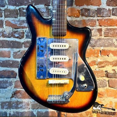 Guyatone LG-130T Electric Guitar (1960s - Sunburst) for sale