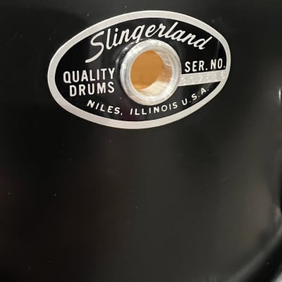 Slingerland 3 Piece Drum Set 12”14”18” - Ebony image 3