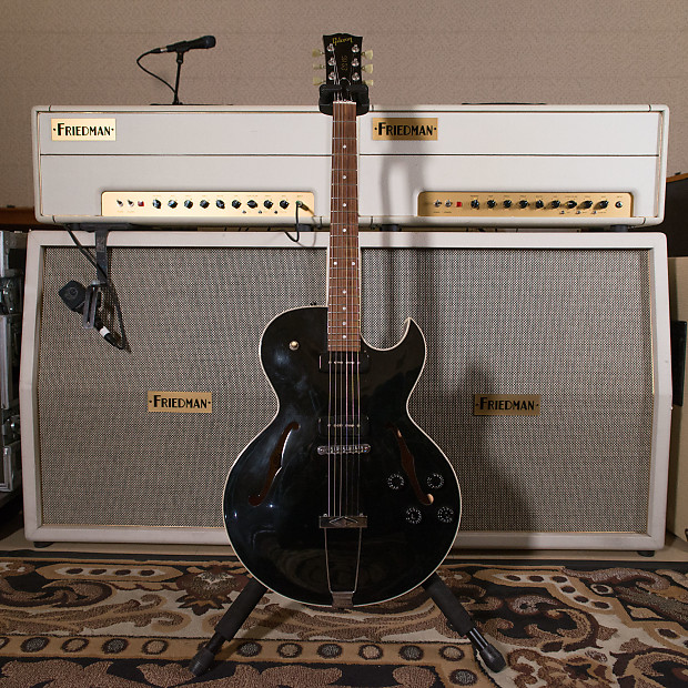 Gibson ES-135 Ebony 1997 owned by Chris Shiflett | Reverb