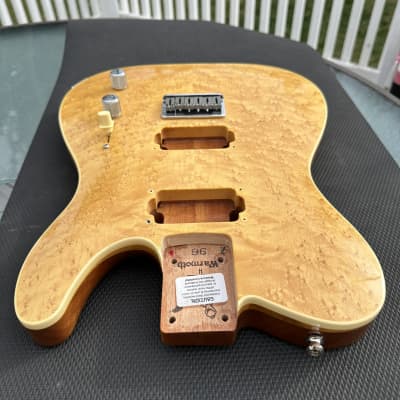 Warmoth Carved Top Telecaster Body with Strat Pocket, Semi Warmoth Carved Top Telecaster Body with Strat Pocket, Semi