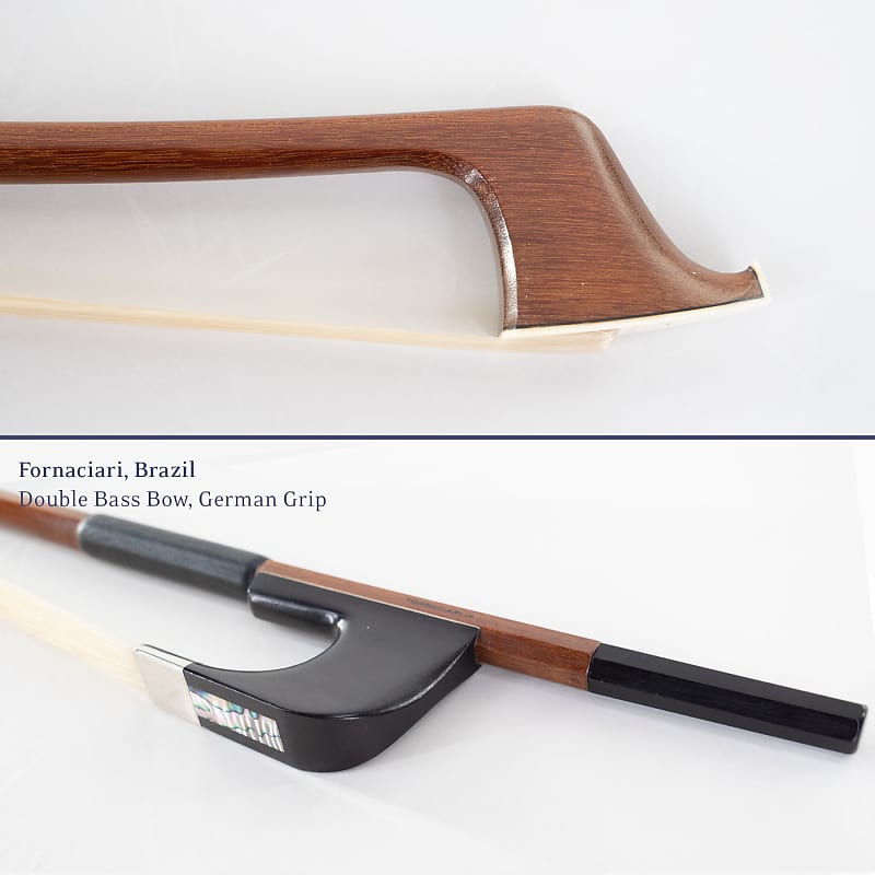 Fornaciari Double Bass Bow, German Grip Reverb