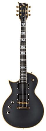 ESP LTD EC1000 Left Handed Electric Guitar Vintage Black image 1