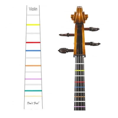 Super-Sensitive Red Label 2103 Violin String Set, 1/4 with Free Finger Position Stickers and Mute image 3