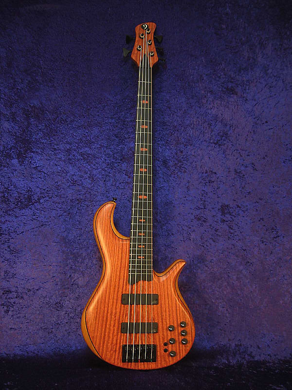 Drake Custom Model 45 Bass 2022, Matte natural, 34 scale,  Aguilar pickups and preamp image 1