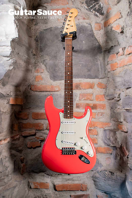 Nash Guitars S63 Stratocaster Fiesta Red Aged (Cod.1162UG)