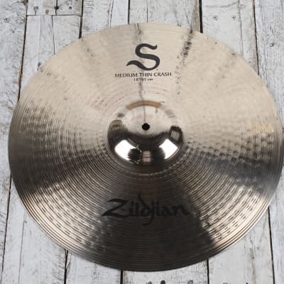 Zildjian S Family Medium Thin Crash Cymbal 18 Inch Crash Drum Cymbal image 1