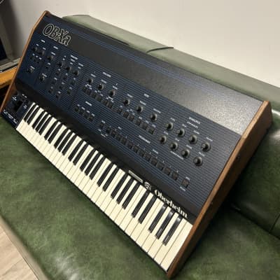 Oberheim OB-Xa 61-Key 8-Voice Synthesizer 1981 - Blue with Wood Sides