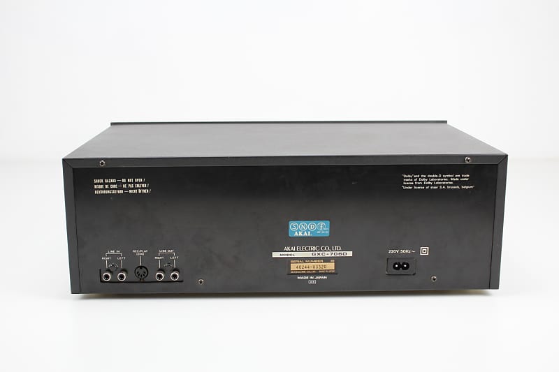 Akai GXC-706D Vintage Cassette Deck Nice condition - Fully