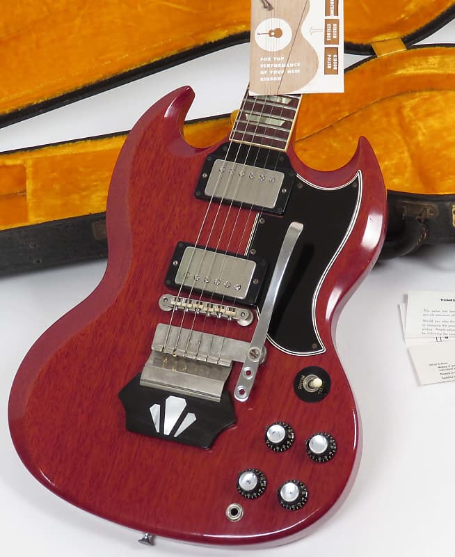 Gibson Les Paul (SG) Standard with Ebony Block Vibrola 1962 - 1963 image 3