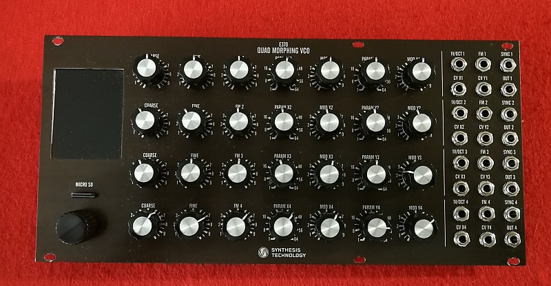 Synthesis Technology E370 Quad Morphing VCO Black