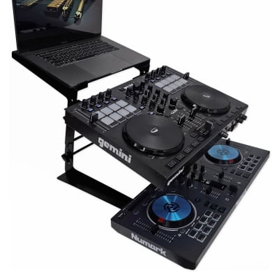 Rockville Dual Shelf Laptop+Controller Stand for Akai Professional Fire Grid image 8