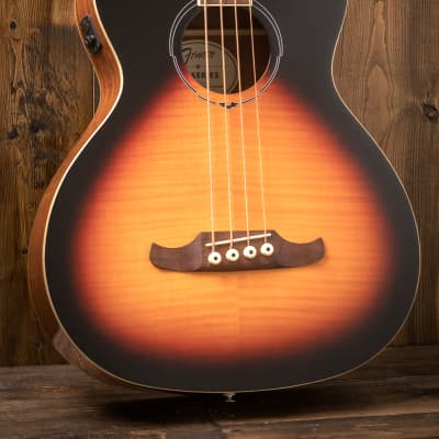 Fender FA-450CE Bass, Laurel Fingerboard,  3-Color Sunburst image 1