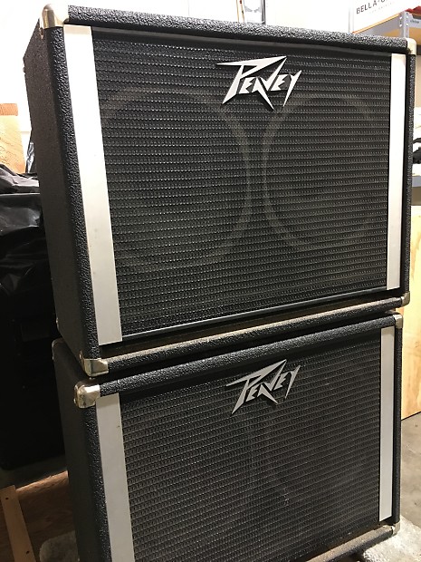 Peavey 2x12 sx guitar cabinet 1980s black