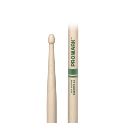 Promark Rebound 5A Raw Hickory Drumstick, Acorn Wood Tip image 2