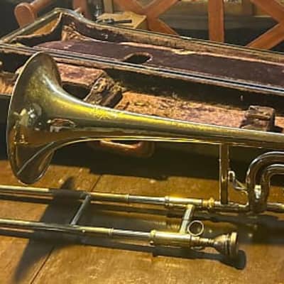 Vintage Trombone OLDS Ambassasdor 1950s Professional Model with original Case image 1