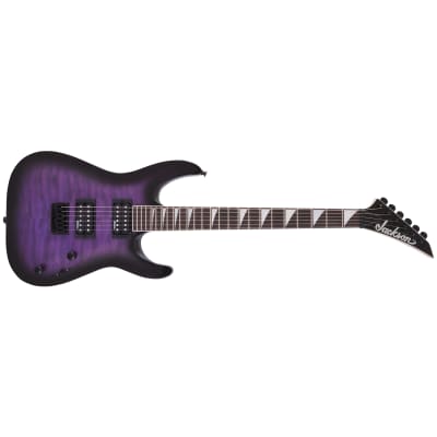 Jackson JS Series Dinky Arch Top JS32Q DKA HT Guitar, Transparent Purple Burst image 1