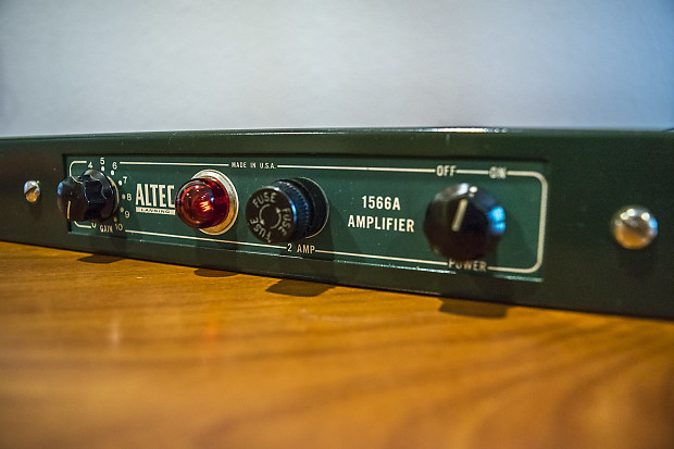 Vintage 1965 Altec 1566A tube microphone/DI/line preamp-transformer in/out - fully restored! #2 image 1