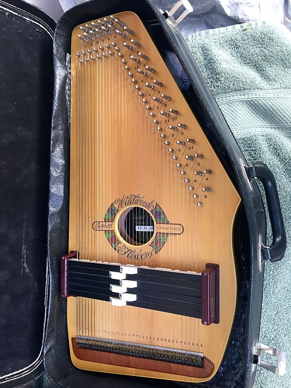 Oscar Schmidt Wildwood Flower Autoharp 1986 Natural Reverb
