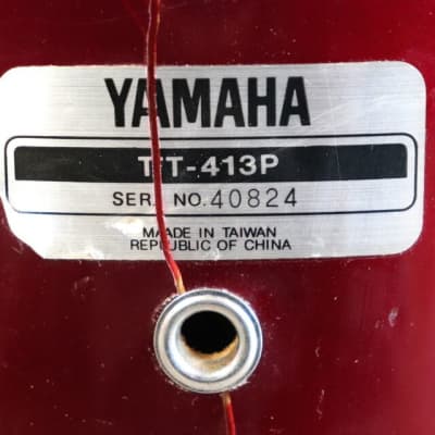Yamaha 11x13" Stage Series Rack Tom Drum Red image 2
