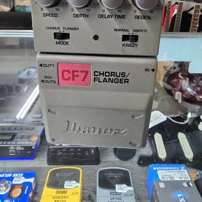 Reverb.com listing, price, conditions, and images for ibanez-cf7-chorus-flanger-pedal