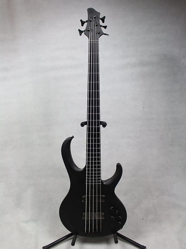 Ibanez BTB Iron Label 5-String Electric Bass Black Flat