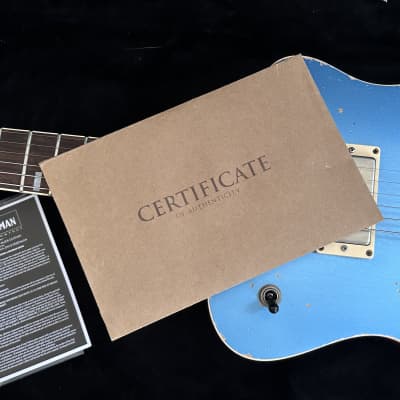 Friedman Metro D 2019 Electric Guitar  - Metallic Blue Relic image 4