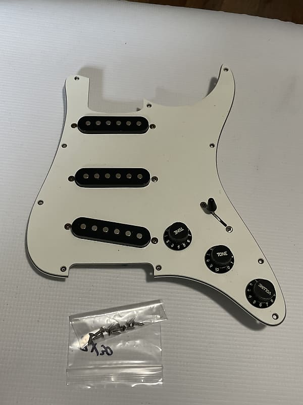 1980's Kramer ZX30 Strat Loaded Factory Pickguard Pickups