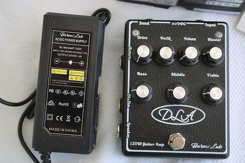 Baroni-Lab DLA- Mini Amp Doug Aldrich Signature 2018 - Black | Reverb