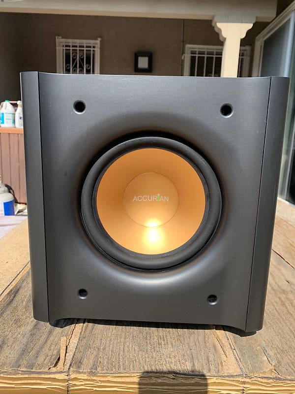 Accurian ASW5060 125Watt Powered 8" Front Firing Powered Reverb